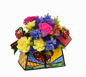 KG1610_Britto Double Butterfly Cookie Jar