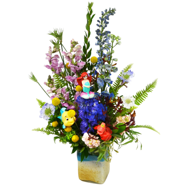ariel-and-friends-flower-arraingement