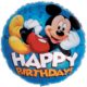 17" Mickey Mouse Happy Birthday Balloon