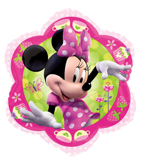 5" Minnie Mouse Flower Shaped Foil Balloon