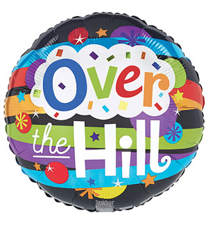 17" Over the Hill balloon