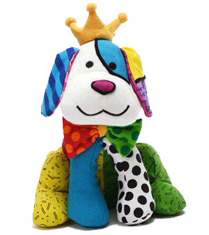 Britto Royalty Dog Plush