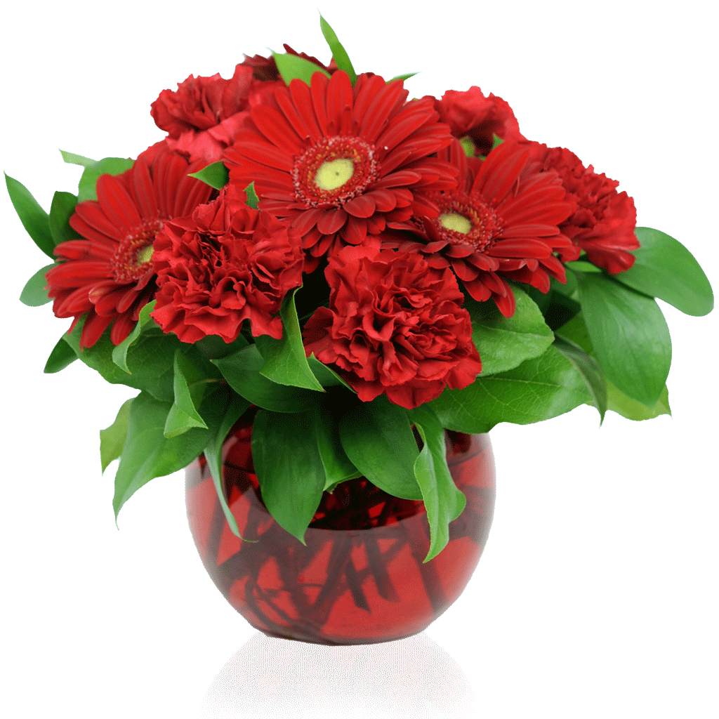samarbejde Rend sekvens Redder Than Red Floral Bouquet designed by Karin's Florist