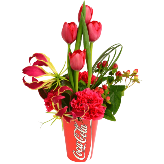 Refreshingly-Beautiful-Coke-Bouquet