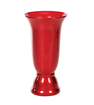 Deluxe Tall Red Glass Vase Upgrade