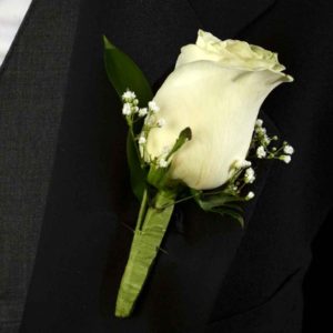 Classic Rose Boutonniere