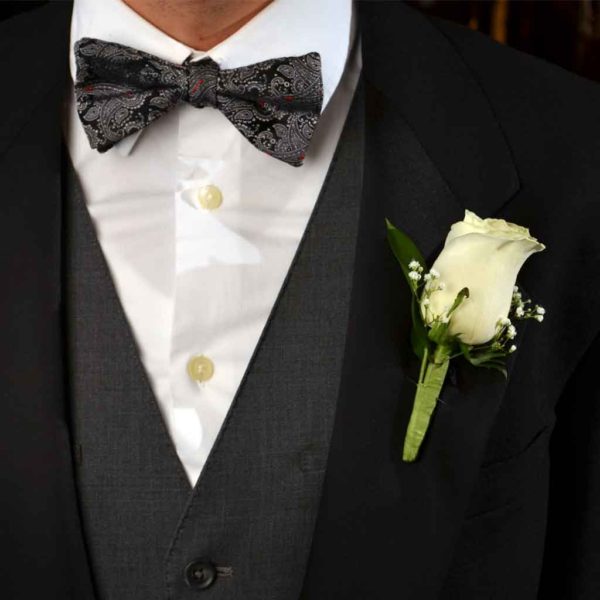 Classic Rose Boutonniere