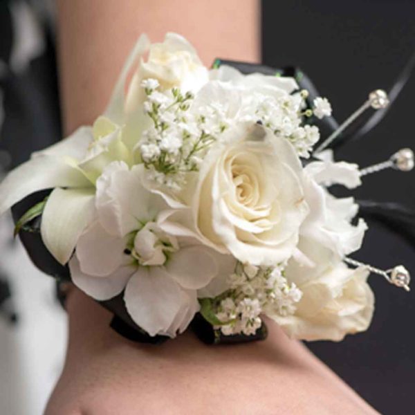 White Perfection Corsage