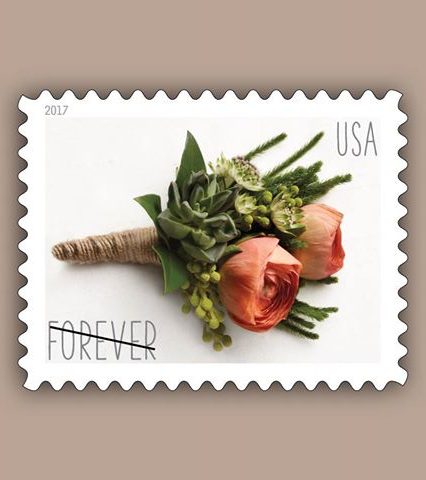 USPS Forever Corsage & Boutonniere stamps celebrate special