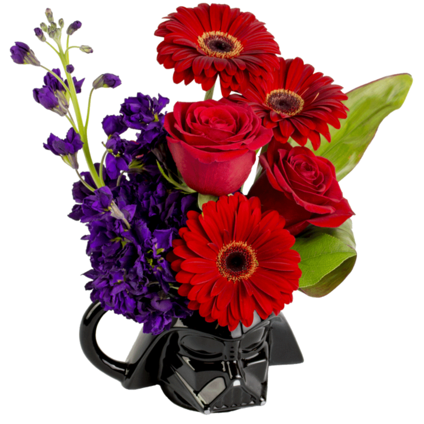Darth-Vader-Flower-Mug Darth Vader Flower Mug