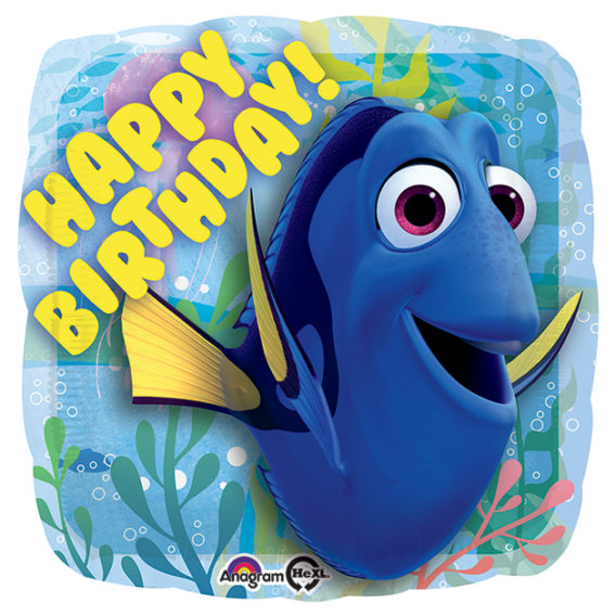 Happy Birthday Dory Foil Balloon