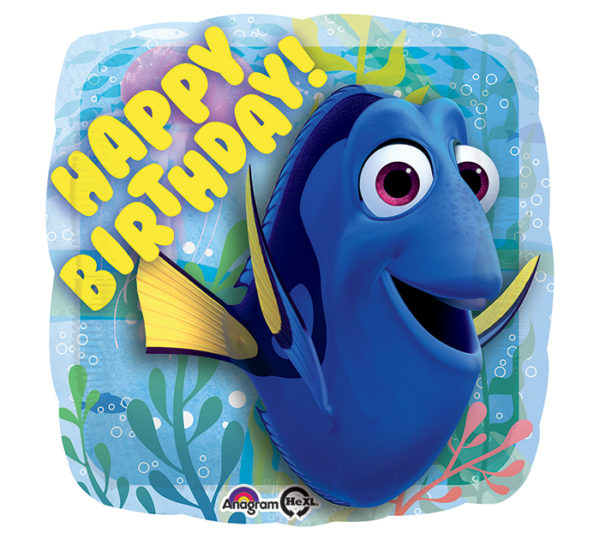 Happy Birthday Dory Foil Balloon