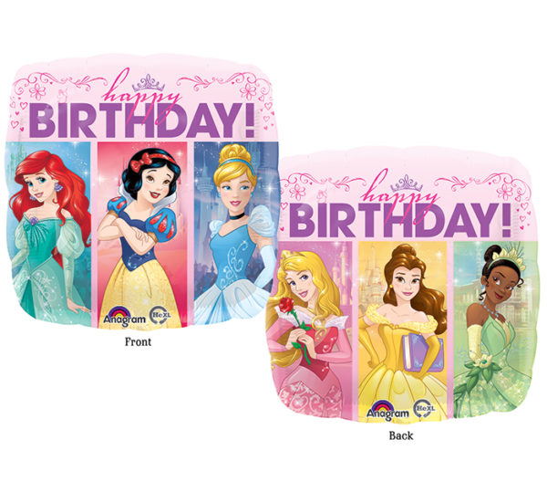 Disney Princesses Happy Birthday Foil Balloon