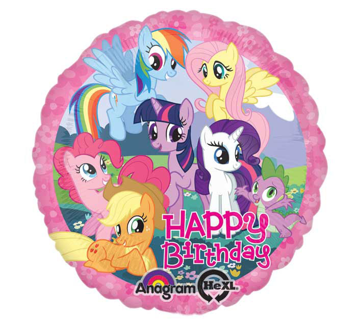 my little pony with balloons