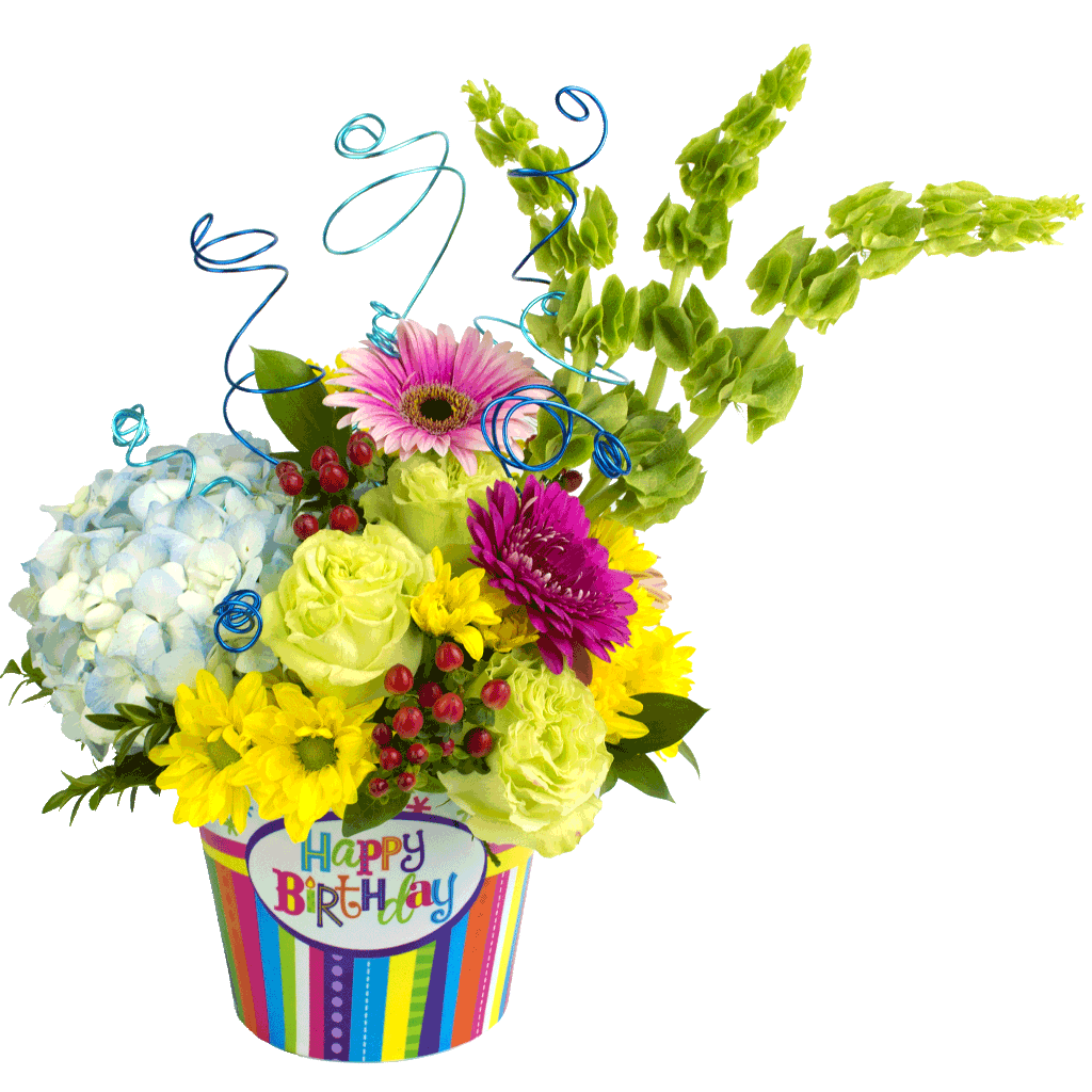 Happy Birthday Celebration Bouquet Flowers Disney Flowers Karin S Florist
