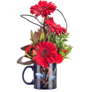 Spider-Man Flower Mug