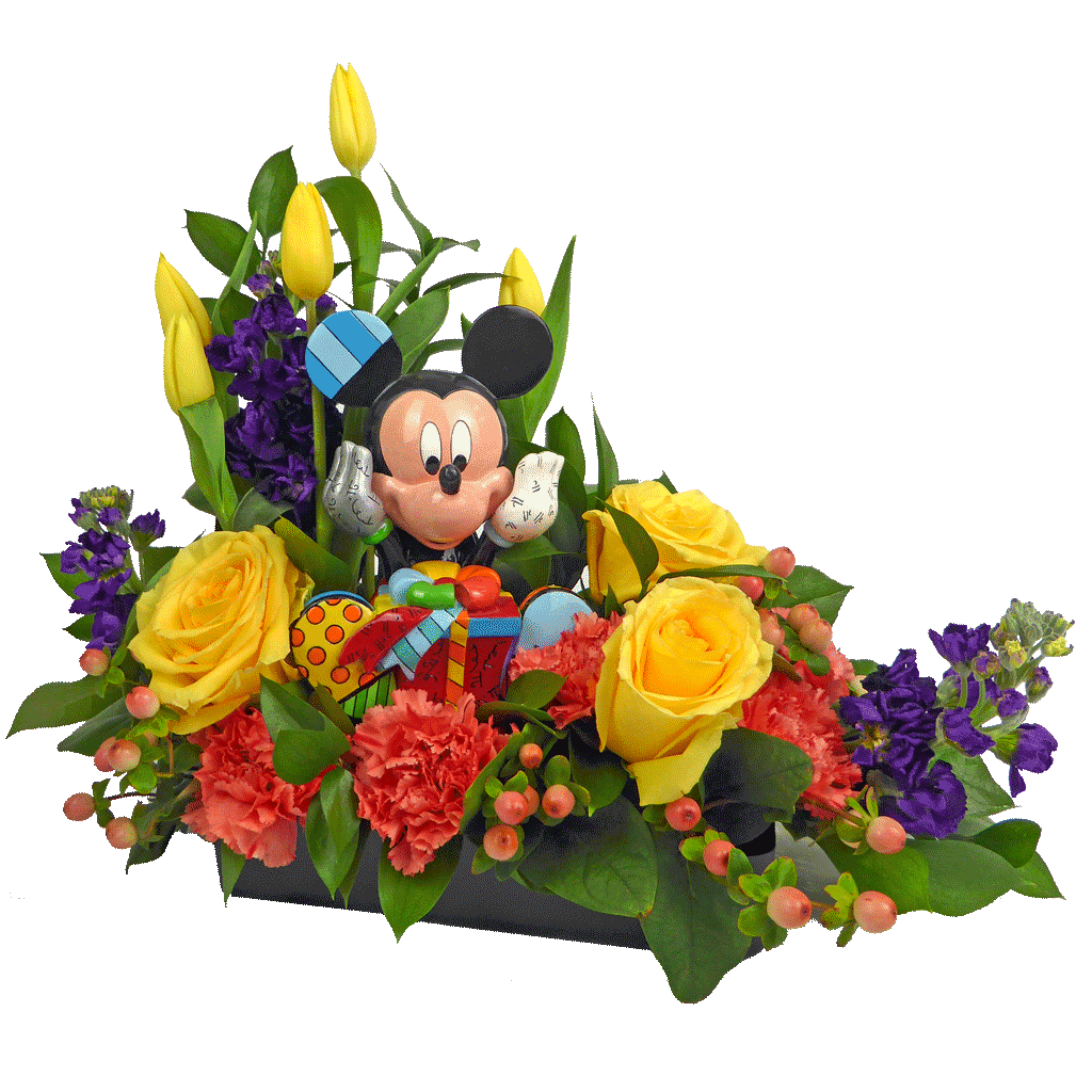 mickey birthday wishes bouquet designed by karin s florist