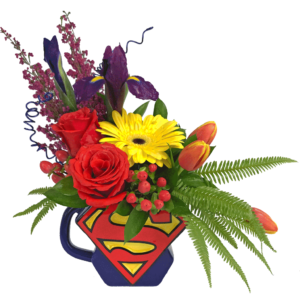Superman Flower Mug