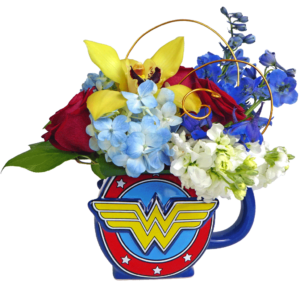 Wonder Woman Flower Mug