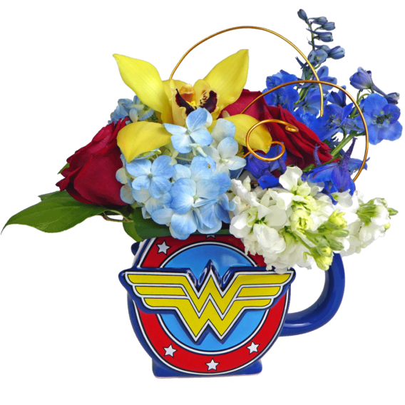 Wonder Woman Flower Mug