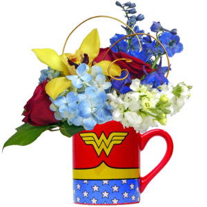 Wonder Woman Flower Mug