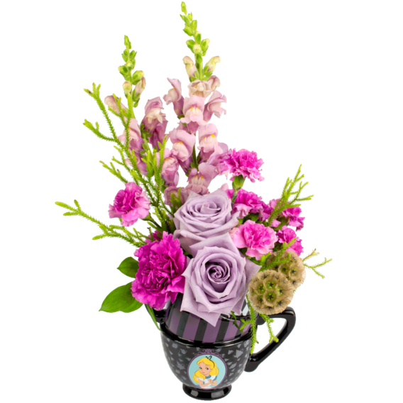 Alice in Wonderland Purple Bouquet