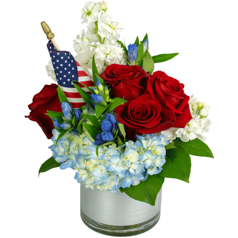 Star Spangled Bouquet designed by award winning Karin's Florist