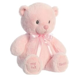 chad valley my first teddy pink