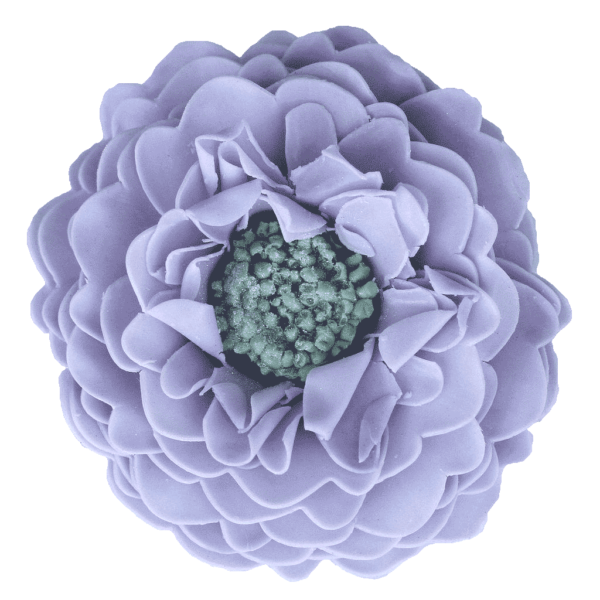 Amethyst Lavender Pincushion Soap Flower