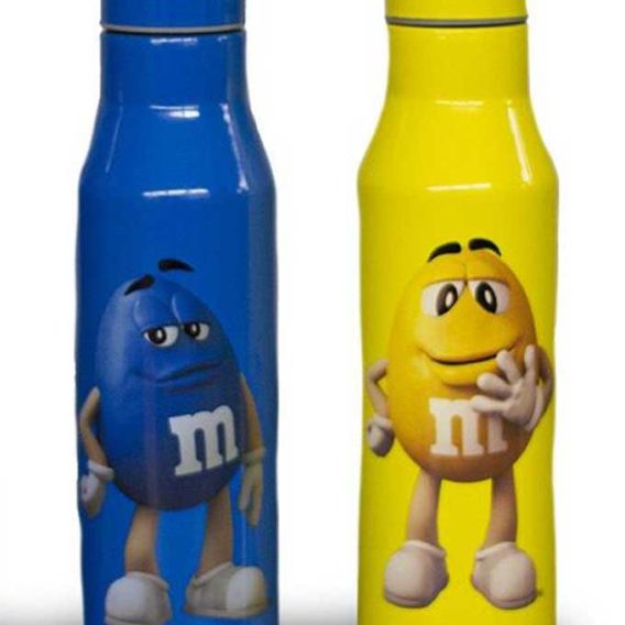 M&M Character Stainless Steel Water Bottle