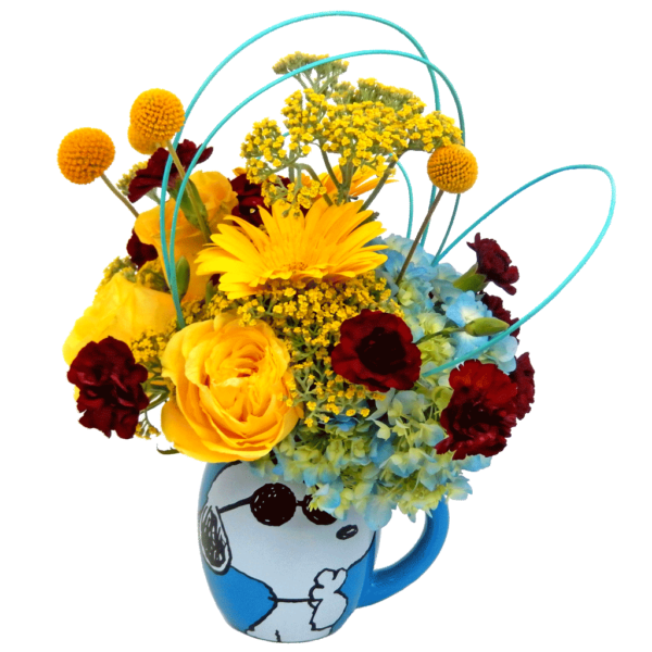Snoopy-Mug snoopy flower mug
