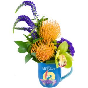 The Little Mermaid Flower Mug