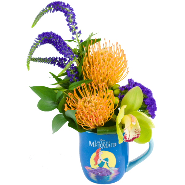The Little Mermaid Flower Mug