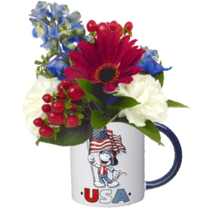 Mickey Mouse USA Flower Mug