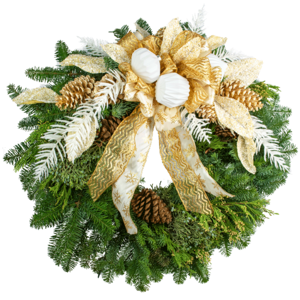 Holiday Winter White Wreath