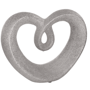 8" Beaded Heart Accent