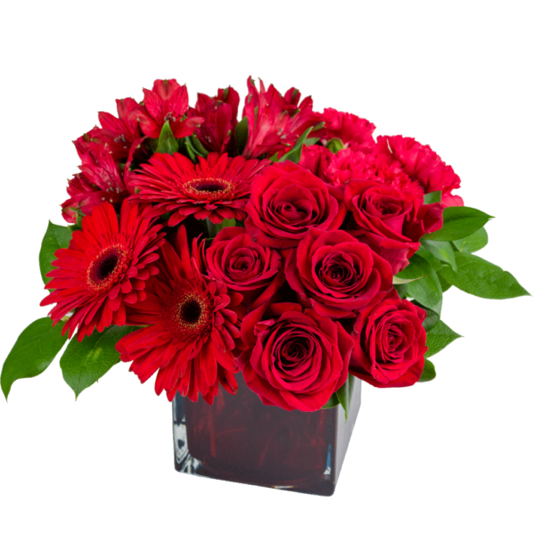 Romance in Red Bouquet