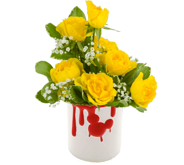 Mickeys-Splash-of-Red-Bouquet Mickey's Splash of Red Bouquet