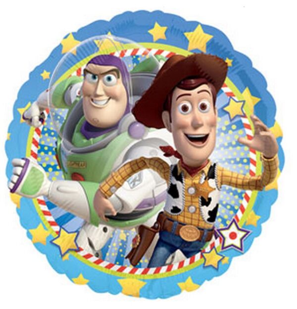 Your Space Ranger's day will soar to infinity and beyond with our 18" Disney Toy Buzz & Woody Balloon.
