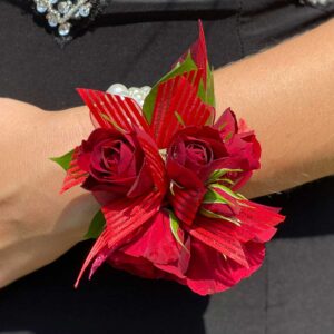 Ravishing in Red Corsage