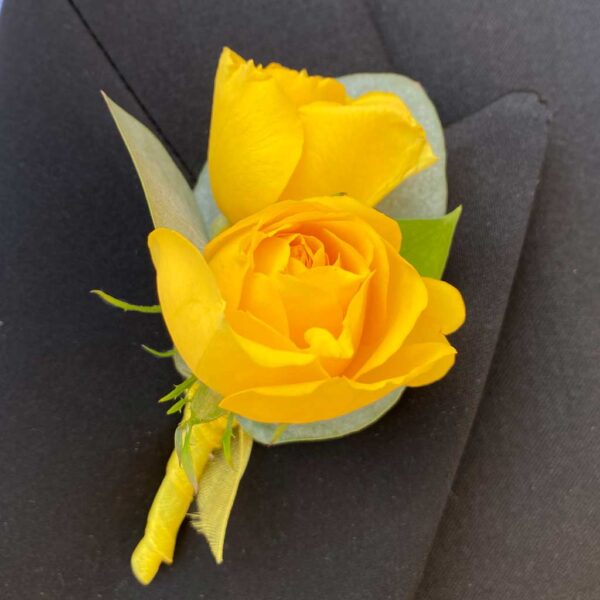 Yellow Fellow Boutonniere