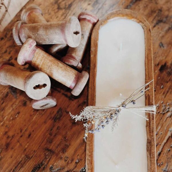 Baguette Dough Bowl Candle
