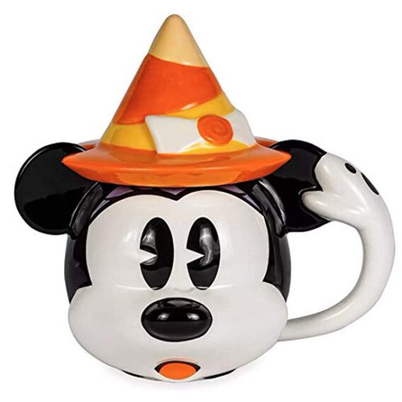 Minnie Mouse Halloween Ceramic Mug with Lid