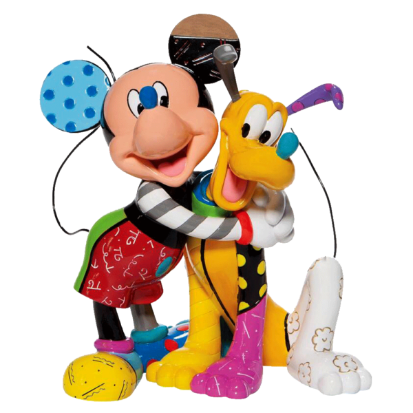 Mickey & Pluto Figurine by Britto