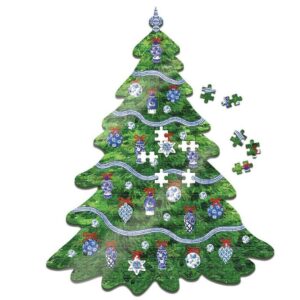 500 Pc Christmas Tree Shape Jigsaw Puzzle