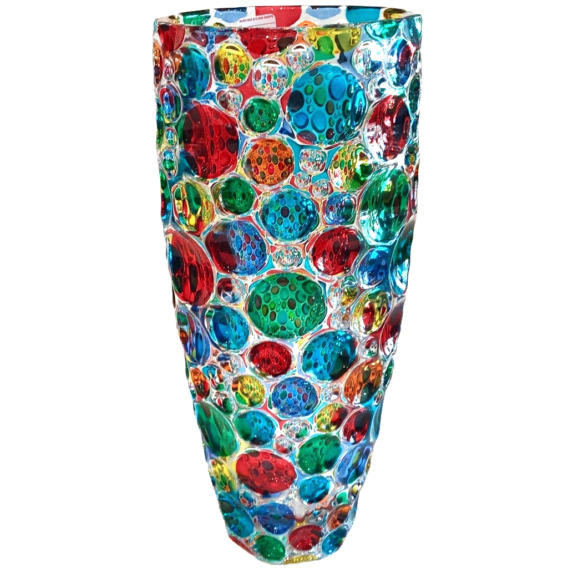 Murano Glass Lisboa Multi Color Vase