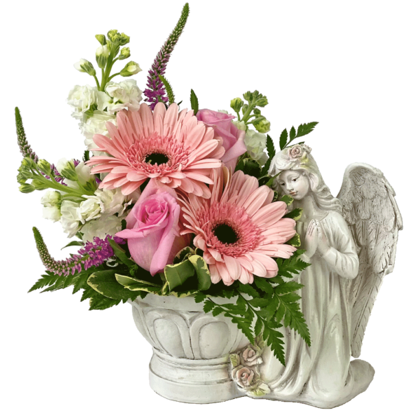 Kneeling-Angel-Planter Kneeling Angel Planter