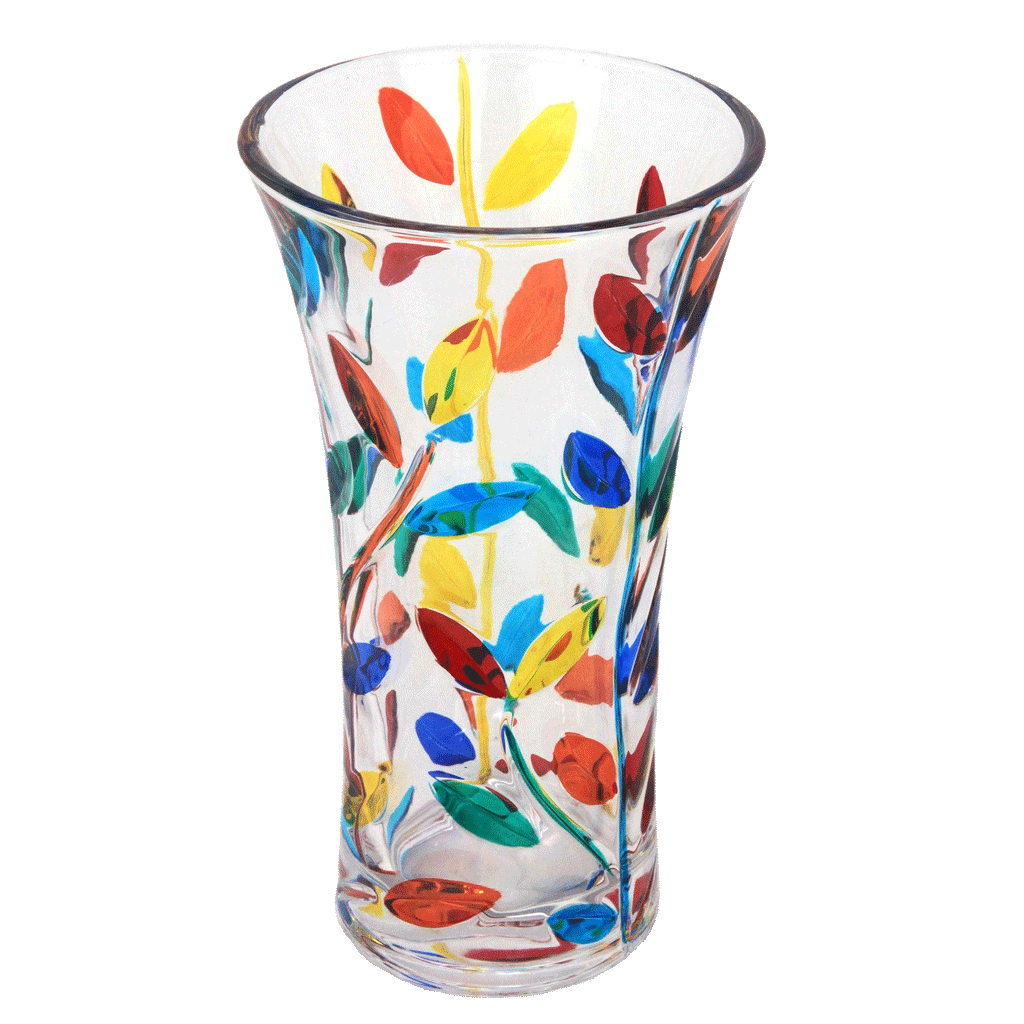 Flowervine - Tree of Life Murano Multi Color Vase