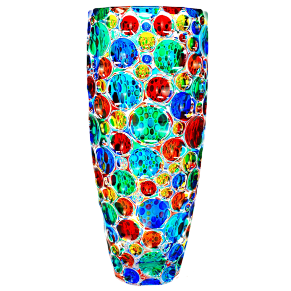 Murano Glass Lisboa Multi Color Vase