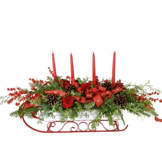 Sleigh Ride Centerpiece